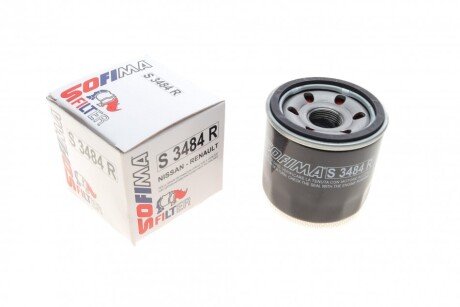 Фільтр масляний Renault Megane III 2.0CVT 09-/IV 1.6TCe 16-/Laguna III 2.0/3.5i 07-15 UA63 SOFIMA S 3484 R