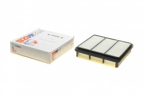 Фильтр воздушный Mitsubishi L200 2.5DI-D 06- (с поролоном) UA63 SOFIMA S 3506 A