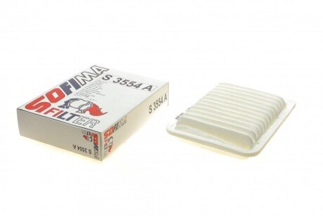 Фільтр повітряний Toyota Auris/Avensis/Corolla/RAV 4 III/RAV 4 IV/Yaris 1.2-2.0 07- UA63 SOFIMA S 3554 A