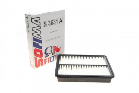Фільтр повітряний Hyundai Santa Fe II 2.0/2.2CRDi 06- (opt-om) SOFIMA S 3631 A