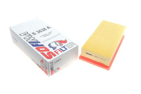 Фільтр повітряний Citroen C3/Peugeot 208/308 1.0/1.2VTi/PureTech 12- UA63 SOFIMA S 3638 A