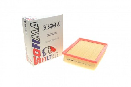 Фільтр повітряний Renault Trafic/Opel Vivaro/Nissan NV300 1.6dCi 14- UA63 SOFIMA S 3664 A