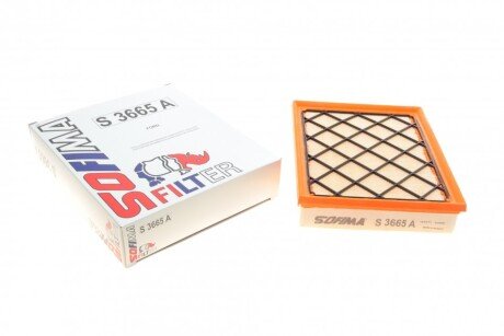 Фильтр повитряний Ford Galaxy/Mondeo V/S-Max/Ford Edge/Fusion 1.0-2.0D 14- UA63 SOFIMA S 3665 A