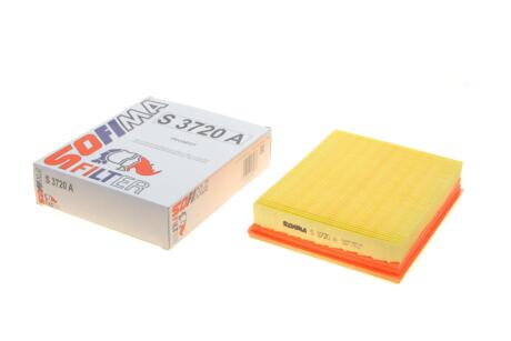 Фільтр повітряний Citroen Xsara 1.4-2.0i 97-05/Peugeot 206 1.4/1.6i 98- UA63 SOFIMA S 3720 A