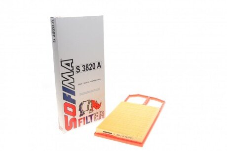 Фильтр повитряний VW Golf IV 1.4-1.6 00-04/Skoda Octavia 1.4 00-10 UA63 SOFIMA S 3820 A