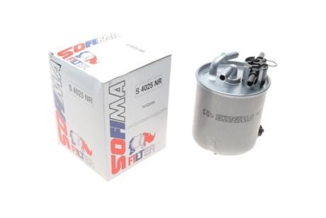 Фільтр паливний Nissan Qashqai 1.5dCi 07-13 (з датчиком води) (OE line) (opt-om) SOFIMA S 4025 NR
