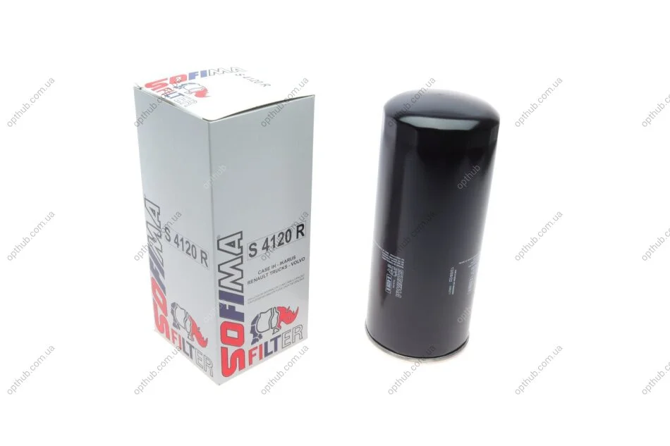 Фільтр масляний Renault Magnum 12.1 04-06/12.8 06-/Kerax/Premium 2 10.8 05- UA63 SOFIMA S 4120 R (фото 1)