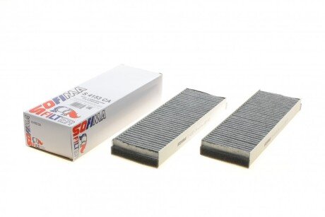 Фільтр салону Audi A6 04-11 (вугільний) (к-кт 2 шт.) UA63 SOFIMA S 4153 CA