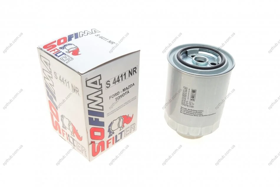 Фильтр топливный Toyota Land Cruiser 100/90/Corolla 2.0D-4.2D 98-07 UA63 SOFIMA S 4411 NR (фото 1)