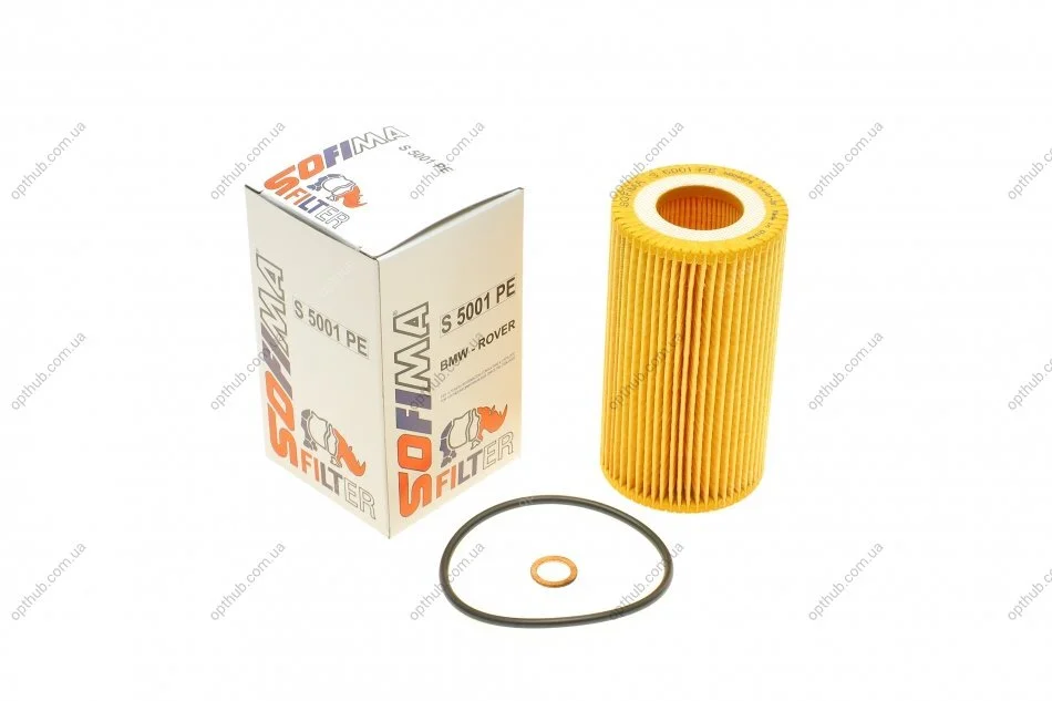 Фільтр масляний BMW 3 (E46)/ 5 (E39) 00-05 UA63 SOFIMA S 5001 PE (фото 1)