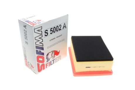 Фільтр повітряний Citroen Xsara 1.4i/1.6i/2.0HDI 99-05 UA63 SOFIMA S 5002 A