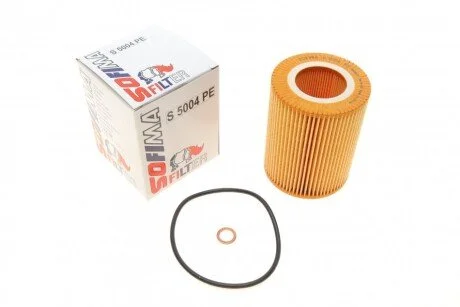 Фильтр масляный BMW 3 (E36/E46)/ 5 (E39/E60/E61)/ 7 (E38/E65/E66/E67) 2.0-3.0 91-08 (M50/M52/M5 UA63 SOFIMA S 5004 PE