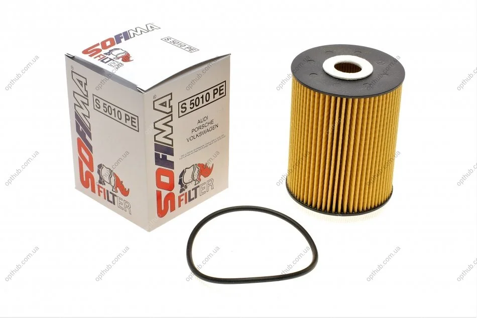 Фильтр масляный Aud A8 3.7 98-02/VW T5 2.8 VR6 03-09 UA63 SOFIMA S 5010 PE (фото 1)
