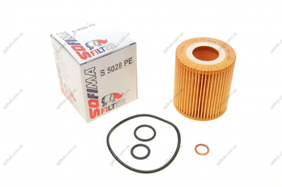 Фильтр масляный BMW 3 (E46/E90) /5 (E60) 1.6/2.0/1.8/2.0 UA63 SOFIMA S 5028 PE (фото 1)