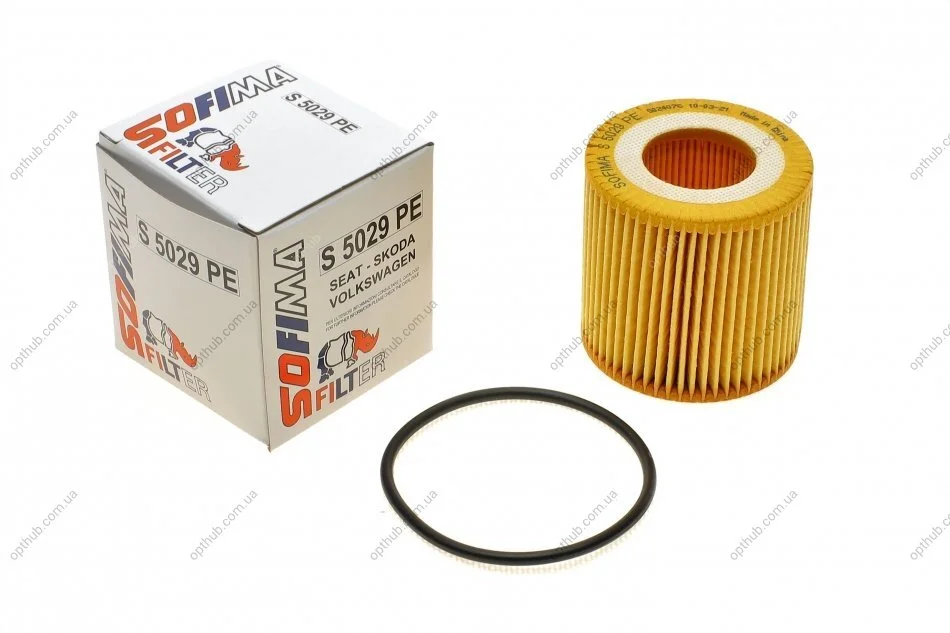 Фильтр масляный VW Polo 01-/Seat Ibiza/Skoda Fabia 1.2i 09- UA63 SOFIMA S 5029 PE (фото 1)