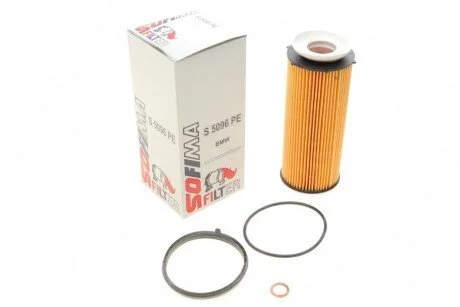 Фільтр масляний BMW 3 (E90/E91/E92/E93)/5 (F10/F11) (F07)/7 (F01/F02/F03/F04)/X5 (E70)/X6 ((opt-om) SOFIMA S 5096 PE