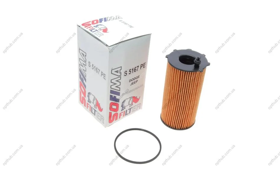 Фильтр масляный Jeep Cherokee 04-/Dodge Nitro 2.8CRD 06-12 (opt-om) SOFIMA S 5167 PE (фото 1)