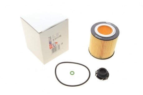 Фільтр масляний BMW 5 (F10/F11)/3 (F30/F80) 12- (N20/N26/B47/N55) UA63 SOFIMA S 5171 PE