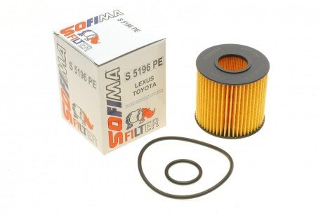 Фільтр масляний Lexus RX/NX 2.0-3.5 08-/Toyota Rav 4 2.5 Hybrid 15- UA63 SOFIMA S 5196 PE
