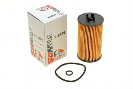 Фільтр масляний Opel Astra J/K/Insignia A/B/Meriva B/Mokka/Zafira C 1.6D 13- (opt-om) SOFIMA S 5199 PE