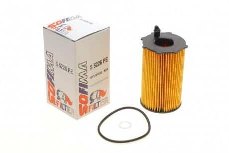 Фільтр масляний Hyundai Santa Fe/Sorento 3.3/3.5 13- (opt-om) SOFIMA S 5226 PE