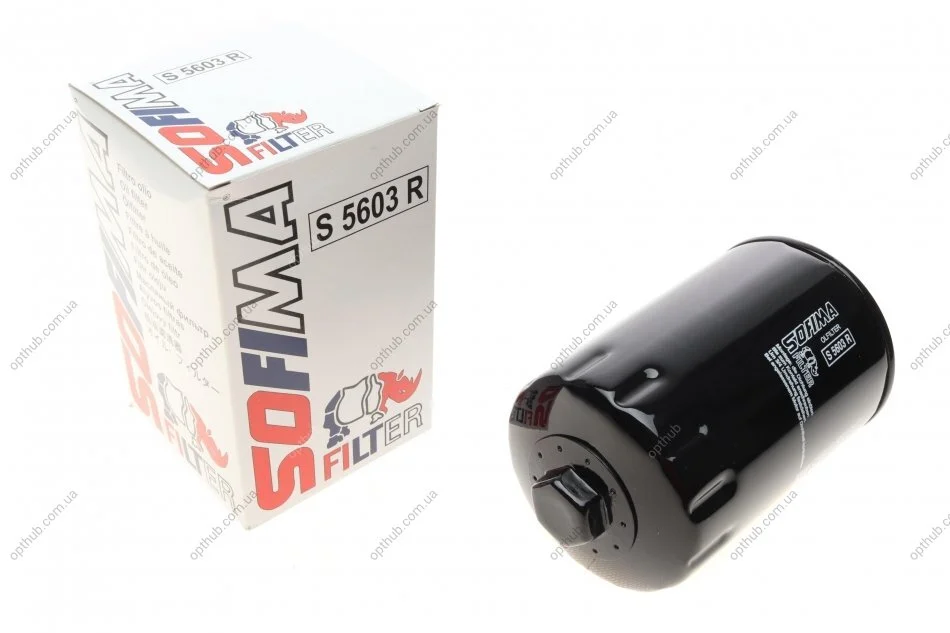 Фільтр масляний VW Caddy I-II/T3/LT 28-35 1.9TD/2.4i 81-05 UA63 SOFIMA S 5603 R (фото 1)