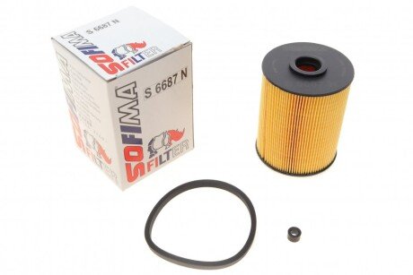 Фільтр паливний Renault Master/Opel Movano 1.9dTi/2.5D/2.8dTi 98- UA63 SOFIMA S 6687 N