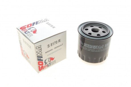 Фільтр масляний Renault Megane III/Laguna III 1.9dCi/3.0dCi 08- UA63 SOFIMA S 8170 R