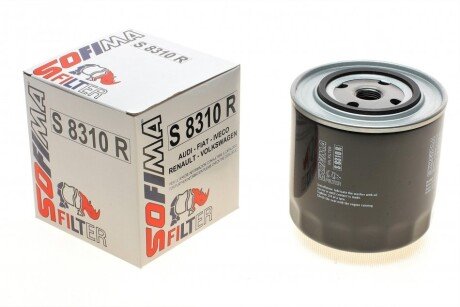 Фільтр масляний VW T4 1.9D/TD -96/Audi A6 2.5TDI -97 (opt-om) SOFIMA S 8310 R