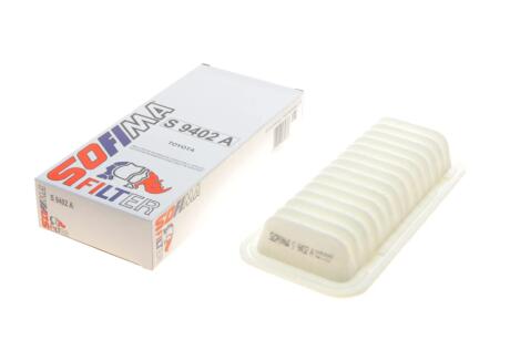 Фільтр повітряний Citroen C1/Peugeot 107 1.0 05-14/Toyota Yaris 1.0-1.3 99-11 UA63 SOFIMA S 9402 A