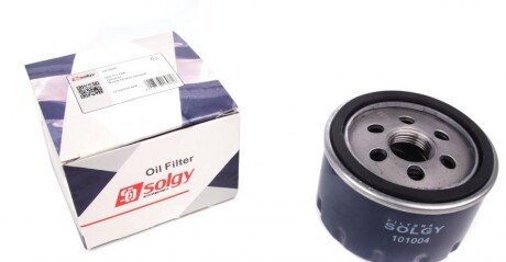 Фільтр масляний Renault Kangoo/Trafic/Opel Vivaro 1.9D/1.5dCi/1.4i/1.6i (низький) (opt-om) Solgy 101004