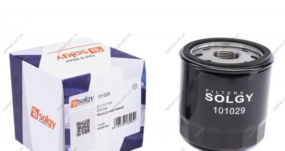 Фільтр масляний Citroen Jumper/Peugeot Boxer 2.2HDI/ Ford Transit 13- SOLGY (opt-om) Solgy 101029 (фото 1)