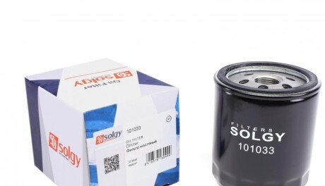 Фільтр масляний Ford Focus/Transit 1.0-2.3 82- (opt-om) Solgy 101033