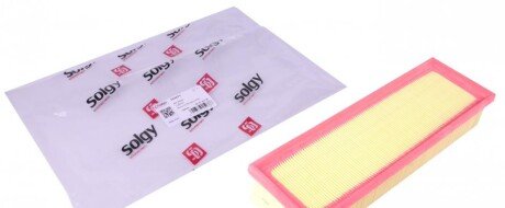 Фільтр повітряний Peugeot Partner 1.6 16V 01- (без картонної упаковки) (opt-om) Solgy 103071