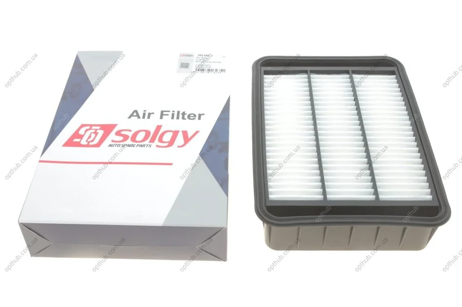 Фильтр повитряний Mitsubishi ASX/Lancer/Outlander 1.6-2.0 06- SOLGY UA63 Solgy 103108 (фото 1)
