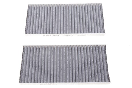 Фільтр салону Renault Kangoo 08-/ Master 10- (вугільний) (к-кт 2шт) UA63 Solgy 104015