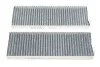 Фільтр салону Citroen Berlingo/Peugeot Partner 08- (к-кт 2шт.) (вугільний) SOLGY UA63 Solgy 104016 (фото 1)