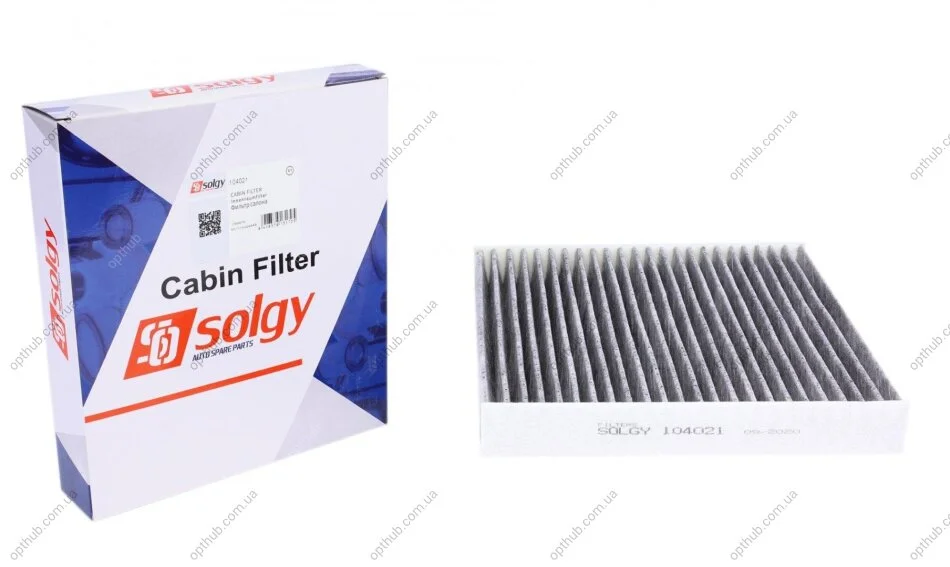 Фільтр салону Ford Transit V347 06- (вугільний) SOLGY (opt-om) Solgy 104021 (фото 1)