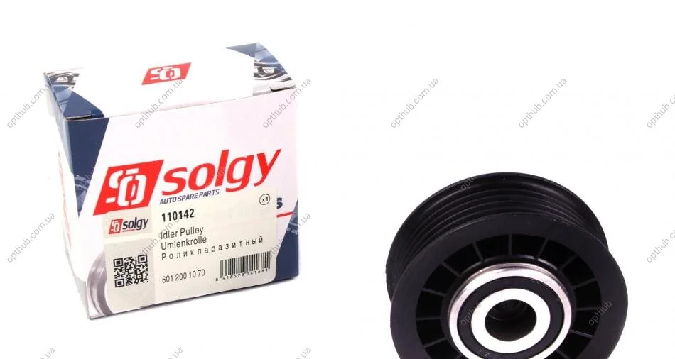 Ролик натяжний ременя генератора Solgy 110142 (фото 1)
