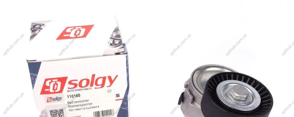 Натяжник ременя генератора Fiat Scudo/Peugeot Boxer/Partner 2.0-2.2HDI 99- SOLGY UA63 Solgy 110160 (фото 1)