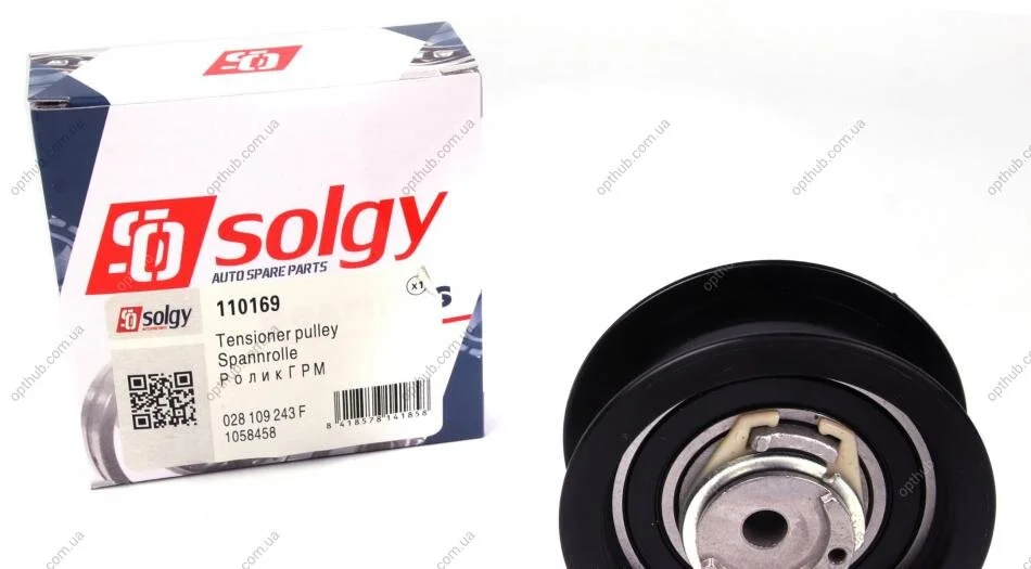 Ролик ГРМ VW T4 1.9D (натяжний) (66.6х30) SOLGY UA63 Solgy 110169 (фото 1)