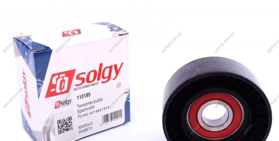 Ролик генератора Fiat Ducato 2.3JTD (натяжний) (70x28) SOLGY (opt-om) Solgy 110185 (фото 1)