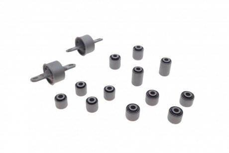 Комплект сайлентблоків задньої підвіски Ford Focus/Mazda 3/Volvo (S40) 99-10 (14шт) UA63 Solgy 201254