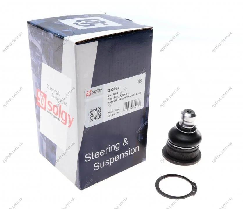 Опора кульова (передня/знизу) Renault Clio/Logan/Megane/Scenic 02- SOLGY UA63 Solgy 203074 (фото 1)