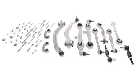 Комплект важелів підвіски (передньої) Audi A4/A6/VW Passat B5 00-05 (з болтами) (товстий палец)(d= UA63 Solgy 204013