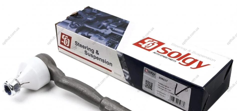 Наконечник тяги рульовой (R) MB E-class (W211) 02- SOLGY UA63 Solgy 206037 (фото 1)