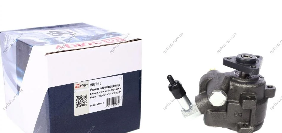 Насос ГПК Ford Transit 2.5D 94-00 (штуцер на шкив) SOLGY (opt-om) Solgy 207048 (фото 1)