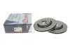 Диск гальмівний (передній) Opel Astra F/Kadett E/Vectra A/B 89-/Daewoo Lanos 97- (256x24) SOLGY UA63 Solgy 208062 (фото 4)