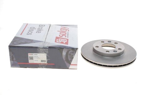 Диск гальмівний (передній) Dacia Duster 10-/Renault Megane IV 15- (269x22.4) (opt-om) Solgy 208069