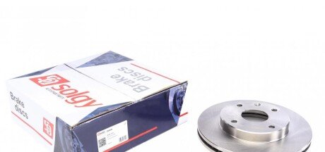 Диск гальмівний (передній) Chevrolet Lacetti/Nubira 05- (256x24) UA63 Solgy 208096